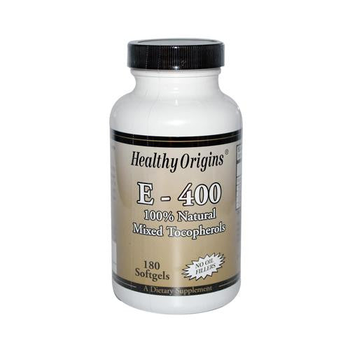 Healthy Origins E-400 - 400 Iu - 180 Softgels