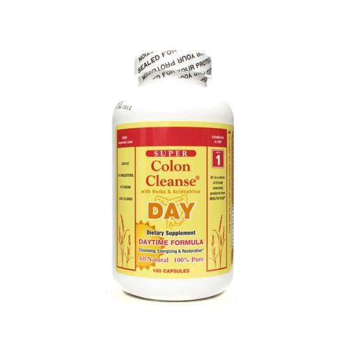 Health Plus Super Colon Cleanse Day Formula - 180 Capsules