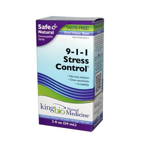 King Bio Homeopathic 911 Stress Control - 2 Fl Oz