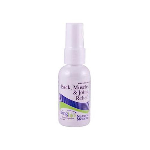 King Bio Homeopathic Back Neck Muscle And Joint Relief - 2 Fl Oz