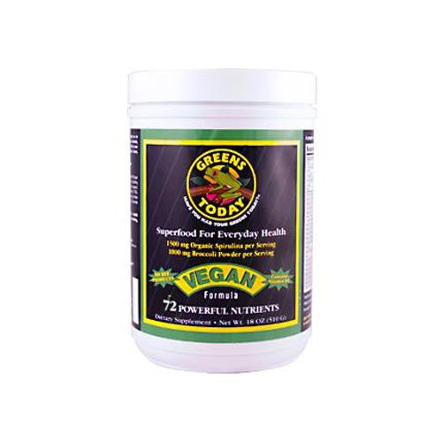 Greens Today Vegan Formula Superfood Powder - 18 Oz