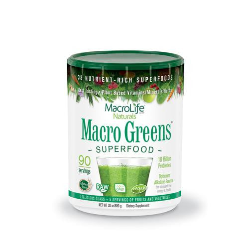 Macrolife Naturals Macro Greens - 30 Oz