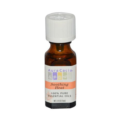 Aura Cacia Pure Essential Oils Soothing Heat - 0.5 Fl Oz