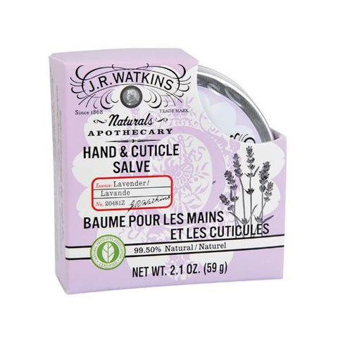 J.r. Watkins Hand And Cuticle Salve Lavender - 2.1 Oz