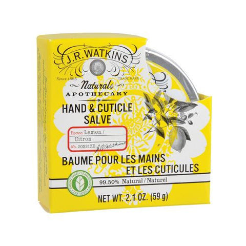 J.r. Watkins Hand And Cuticle Salve - Lemon - 2.1 Oz