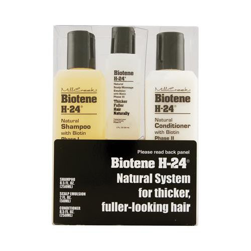 Mill Creek Biotene H-24 Tri-pack Shampoo Conditioner Scalp Emulsion - 1 Set