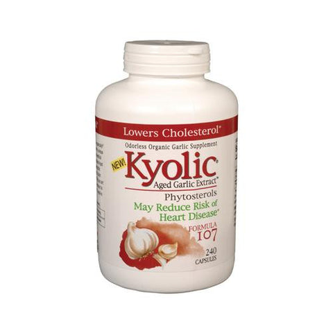 Kyolic Aged Garlic Extract Phytosterols Formula 107 - 240 Capsules