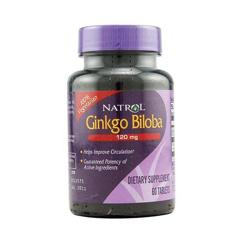 Natrol Ginkgo Biloba - 120 Mg - 60 Tablets