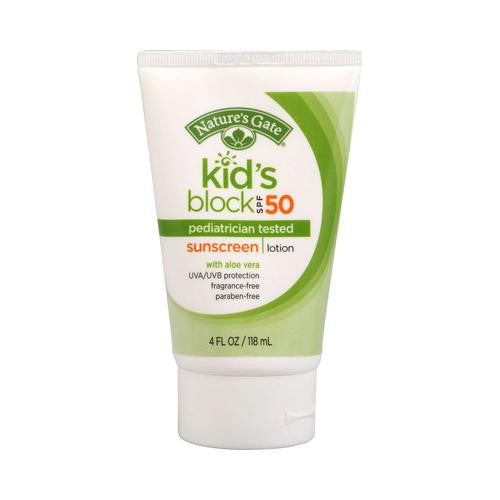 Nature's Gate Kid's Block Spf 50 Sunscreen Lotion - 4 Fl Oz