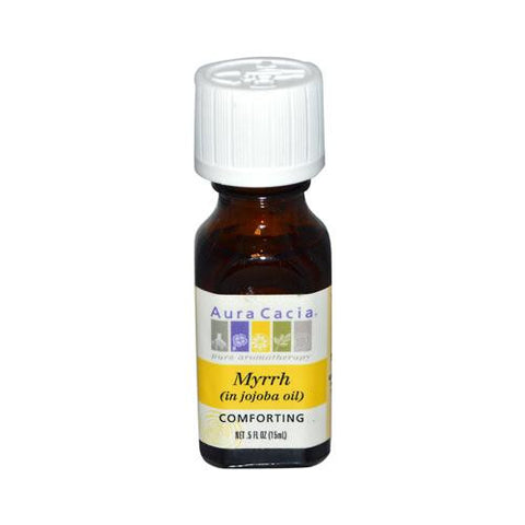 Aura Cacia Myrrh In Jojoba Oil - 0.5 Fl Oz