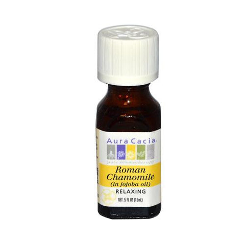 Aura Cacia Roman Chamomile Pure Essential Oil - 0.5 Fl Oz