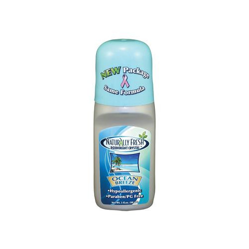 Naturally Fresh Roll-on Deodorant Crystal Ocean Breeze - 3 Oz