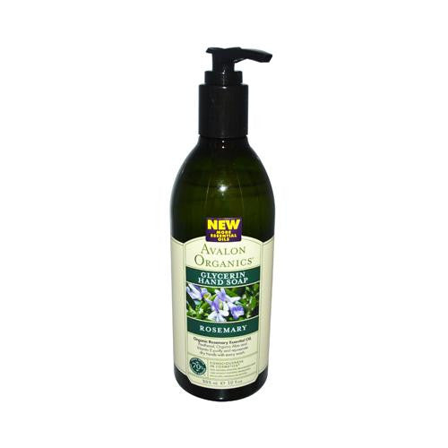 Avalon Organics Glycerin Liquid Hand Soap Rosemary - 12 Fl Oz