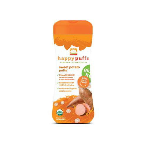 Happy Baby Happy Puffs Sweet Potato - 2.1 Oz - Case Of 6