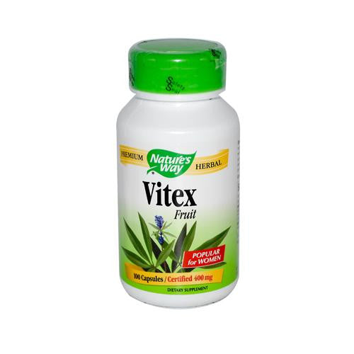 Nature's Way Vitex Fruit - 400 Mg - 100 Capsules