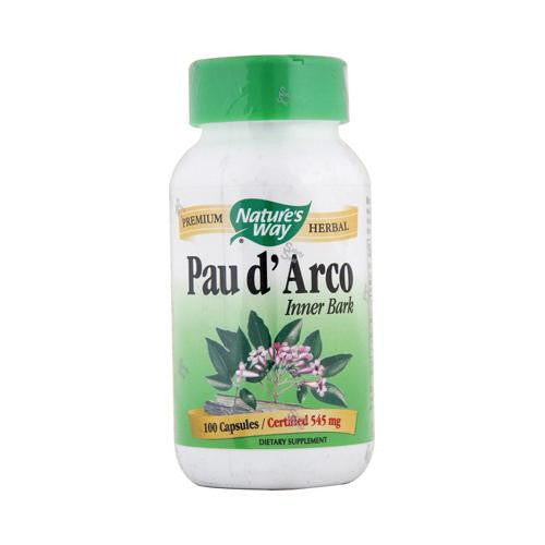 Nature's Way Pau D'arco Inner Bark - 100 Capsules