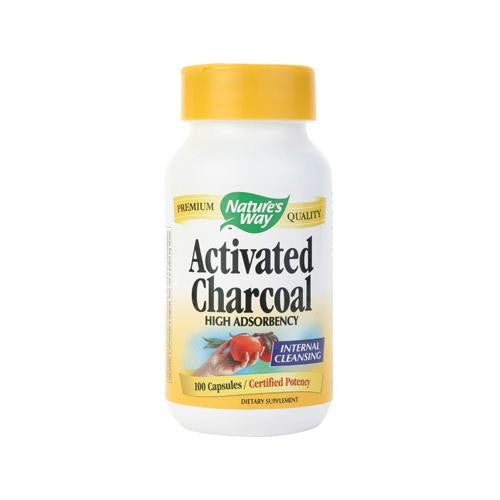 Nature's Way Activated Charcoal Hi Pot - 100 Caps