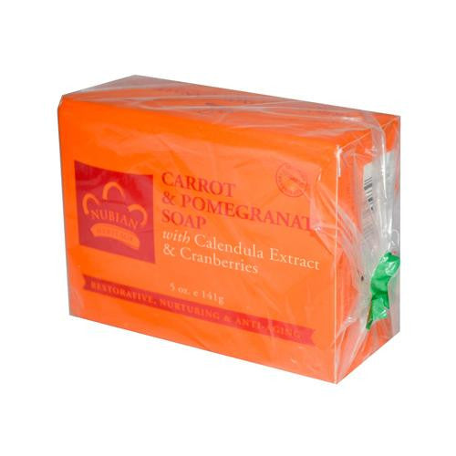 Nubian Heritage Bar Soap Carrot And Pomegranate - 5 Oz