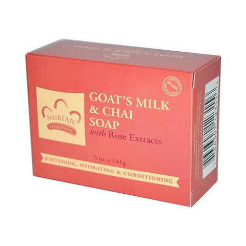 Nubian Heritage Bar Soap Goat's Milk And Chai - 5 Oz