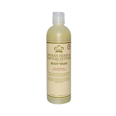 Nubian Heritage Body Wash Indian Hemp And Haitian Vetiver - 13 Fl Oz