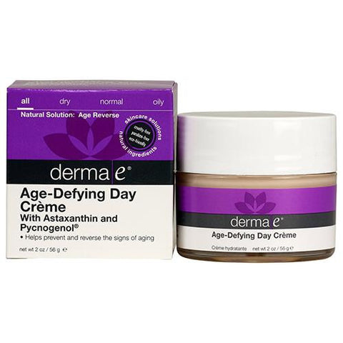 Derma E Age-defying Day Creme With Astaxanthin And Pycnogenol - 2 Oz