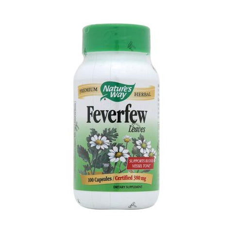 Nature's Way Feverfew Leaves - 100 Capsules