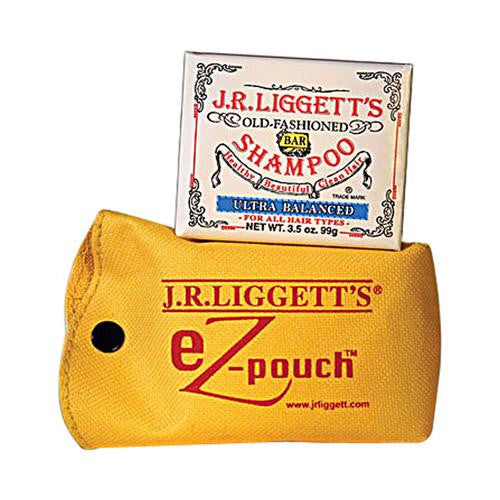 J.r.liggett's Ez-pouch Ultra Balanced Bar Shampoo With Ez Carry Case - 1 Bar