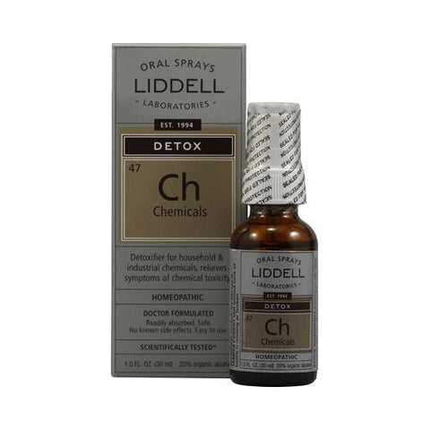 Liddell Homeopathic Chemical Detox Spray - 1 Fl Oz