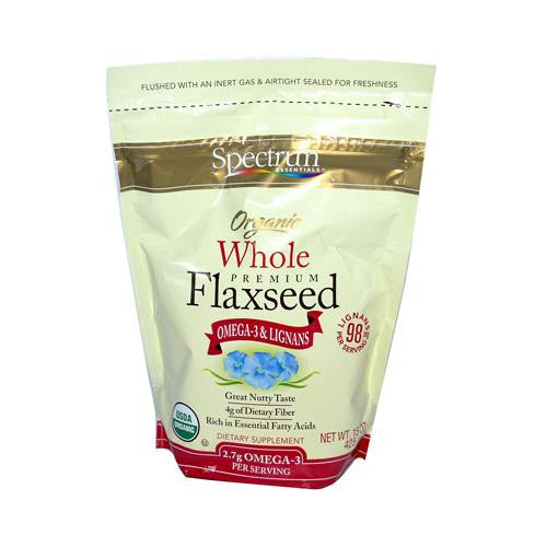 Spectrum Essentials Organic Whole Flaxseed - 15 Oz