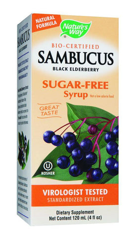 Nature's Way Sambucus - Syrup - Sugar Free - 4 Oz