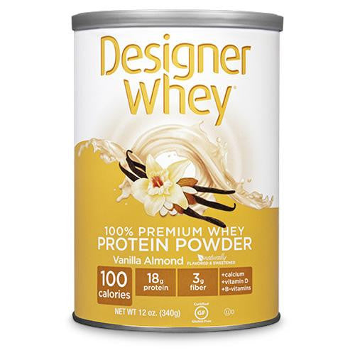 Designer Whey Protein Powder Vanilla Almond - 12 Oz