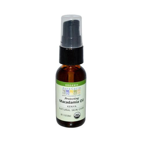 Aura Cacia Macadamia Skin Care Oil Certified Organic - 1 Fl Oz