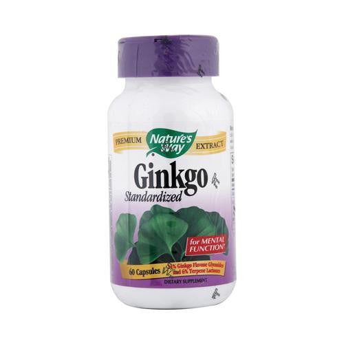 Nature's Way Ginkgo Standardized - 60 Capsules