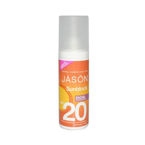 Jason Sunbrellas Natural Facial Sunblock Spf 20 - 4.5 Fl Oz