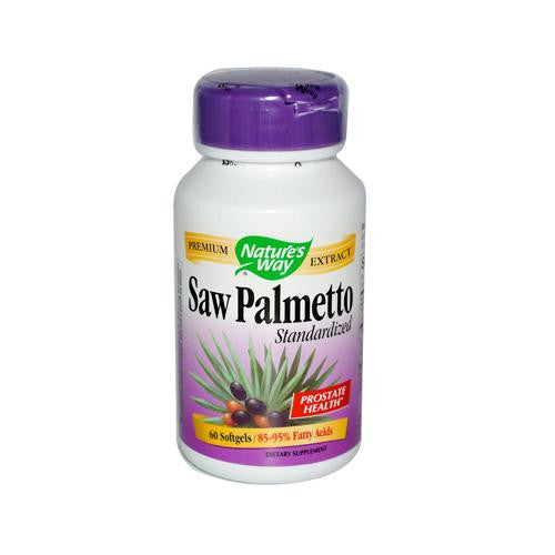 Nature's Way Saw Palmetto Standardized - 60 Softgels