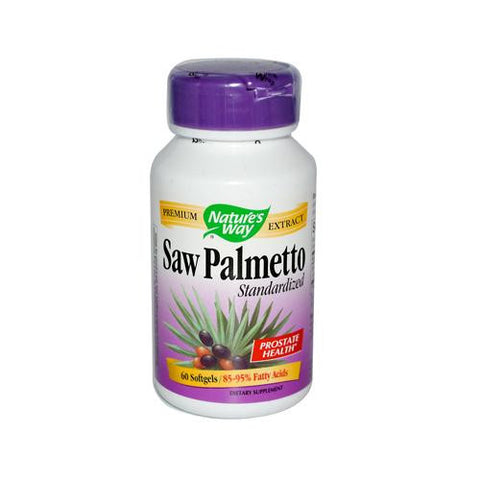 Nature's Way Saw Palmetto Standardized - 60 Softgels