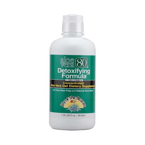 Lily Of The Desert Aloe Vera 80 Detoxifying Formula - 32 Fl Oz