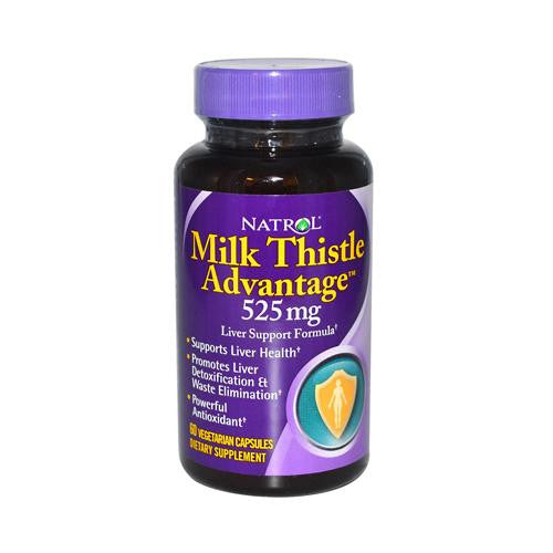 Natrol Milk Thistle Advantage - 525 Mg - 60 Vegetarian Capsules