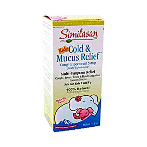 Similasan Kids Cold And Mucus Relief Cough Expectorant Syrup - 4 Fl Oz