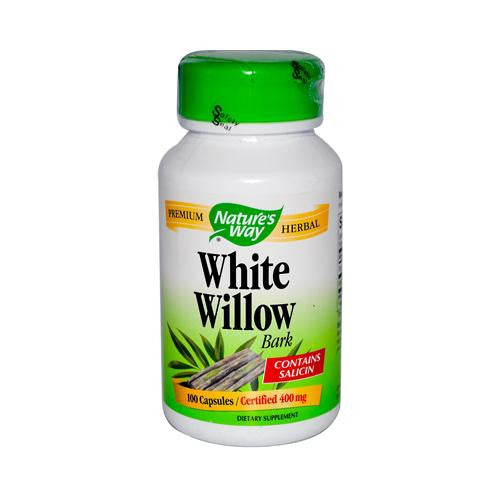 Nature's Way White Willow Bark - 400 Mg - 100 Capsules