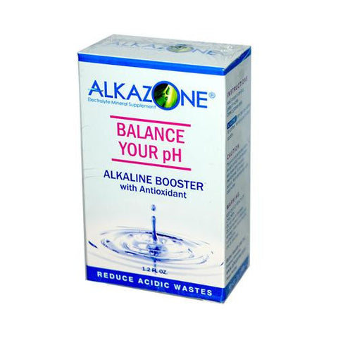 Alkazone Alkaline Booster Drops With Antioxidant - 1.2 Fl Oz