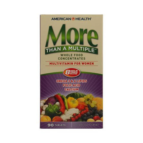 American Health More Than A Multiple Whole Food Concentrates For Women - 90 Tablets