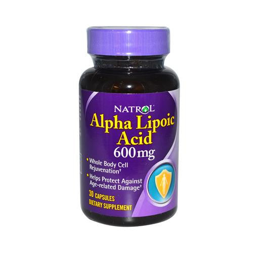 Natrol Alpha Lipoic Acid - 600 Mg - 30 Capsules