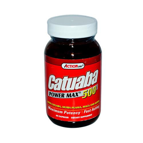 Action Labs Catuaba Power Max 500 - 500 Mg - 60 Capsules