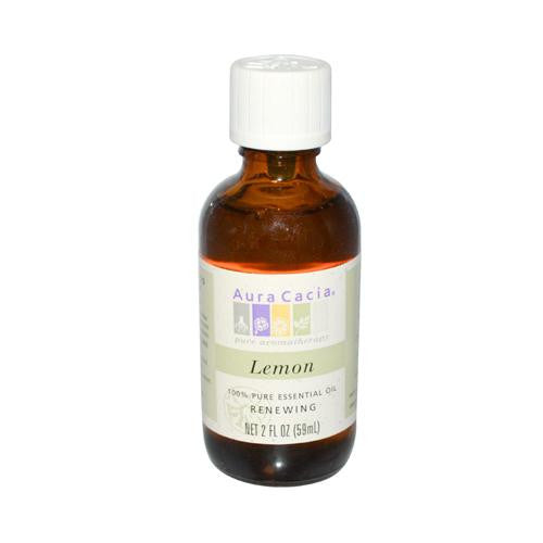 Aura Cacia Essential Oil - Lemon - 2 Fl Oz