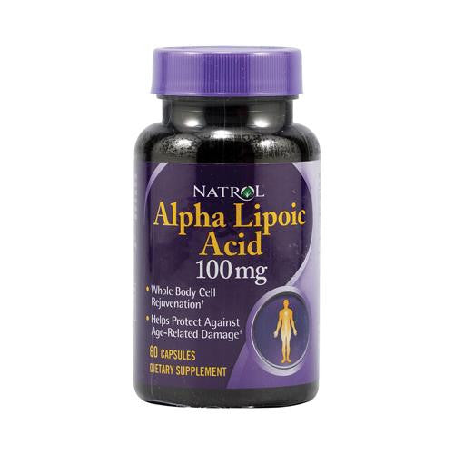 Natrol Alpha Lipoic Acid - 100 Mg - 60 Capsules