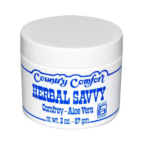 Country Comfort Herbal Savvy Comfrey Aloe Vera - 2 Oz