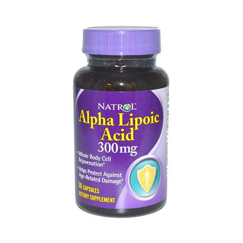 Natrol Alpha Lipoic Acid - 300 Mg - 50 Capsules