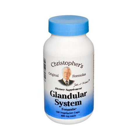 Dr. Christopher's Glandular System - 440 Mg - 100 Vegetarian Capsules