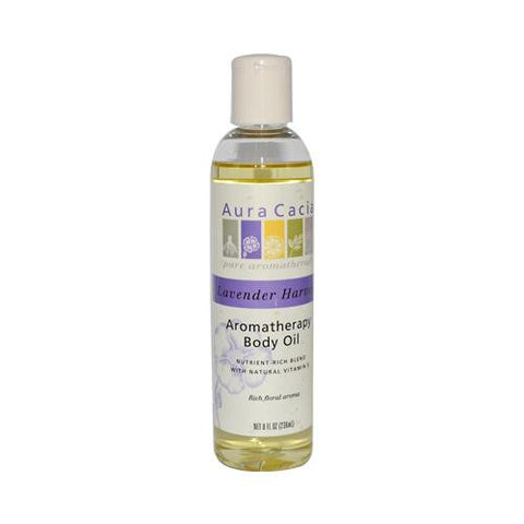 Aura Cacia Aromatherapy Body Oil Lavender Harvest - 8 Fl Oz